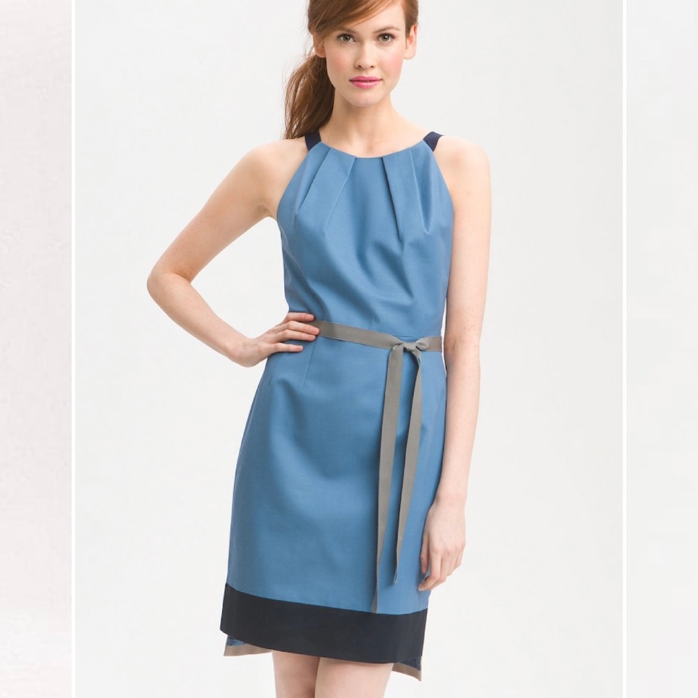 T Tahari Corrina Colorblock Sheath Dress